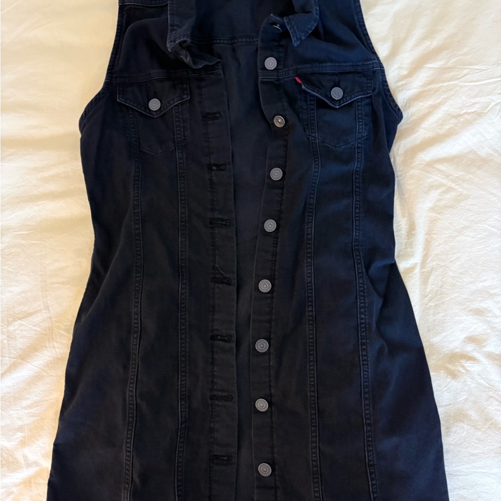 Levi's Charcoal Denim Dress